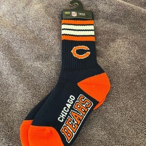 NFL Chicago Bears Navy and Orange Kids Socks women’s size3-6
